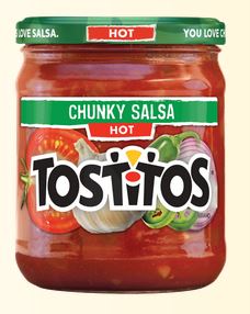 Fritolay Tostitos Chunky Salsa HOT (15.5oz.,439.4g)