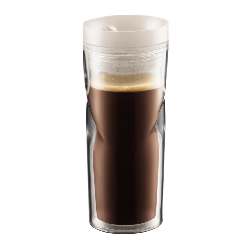Bodum Travel Mug, Large, Off-White (0.45 L, 15 oz)