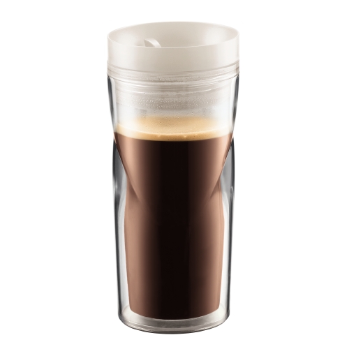 Bodum Travel Mug, Off-White (0.35 L, 12 oz)