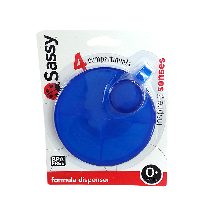 Sassy On-The-Go Formula Dispenser - Colors May Vary (0+ Months)