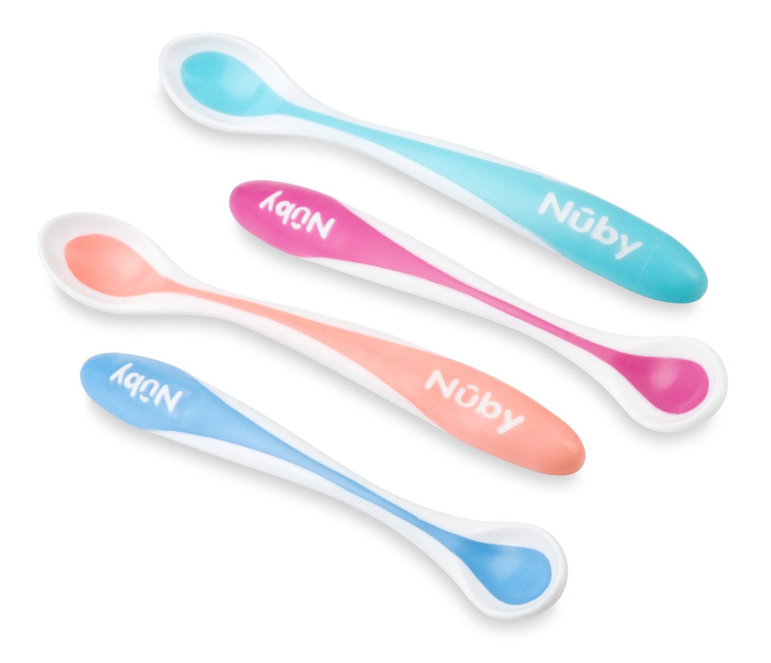 Nuby Hot Safe Spoons (4-PK) - Colors May Vary
