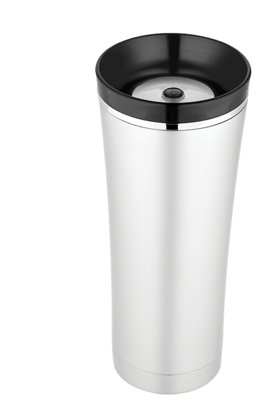 Thermos Vacuum Insulated Black Trim Travel Tumbler (16 oz / 470 ml)
