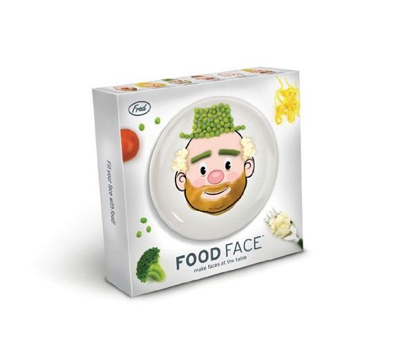 Fred Food Face Dinner Plate, Boy
