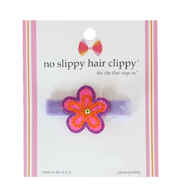 No Slippy Hair Clippy Tilly Flower Lavender