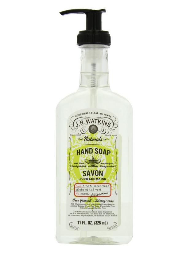 J.R. Watkins Aloe & Green Tea Liquid Hand Soap (11fl oz.) 