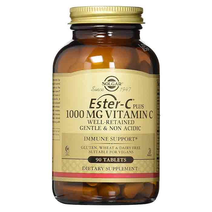 Solgar Ester-C Plus 1000 mg Vitamin C, 90 tabs