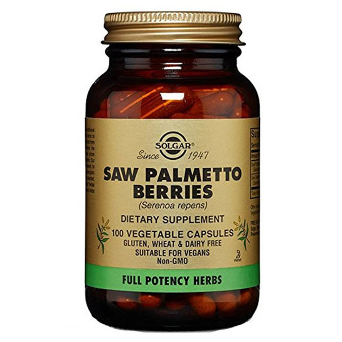 Solgar Saw Palmetto Berries, 100 Veggie Caps