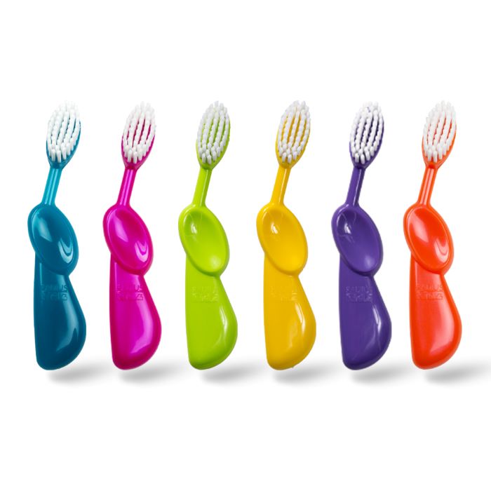 Radius Kidz Toothbrush: Right Hand - Colors May Vary 