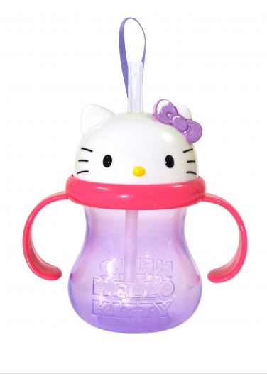 Munchkin Hello Kitty straw cup (8oz)