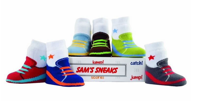 Elegant Baby Sneaker Socks 6pk