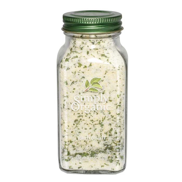 Simply Organic Garlic Salt (4.70 oz, 133g)