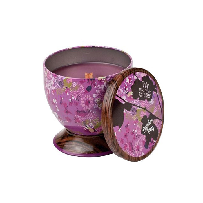 WoodWick GALLERIE Tin Candle: Lavender Ivory