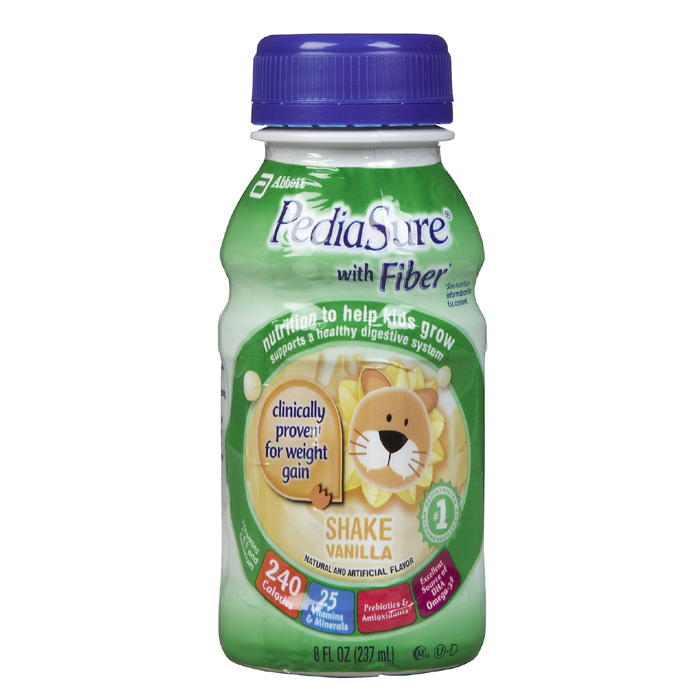 PediaSure with Fiber VANILLA SHAKE (8 oz, 232 ml)