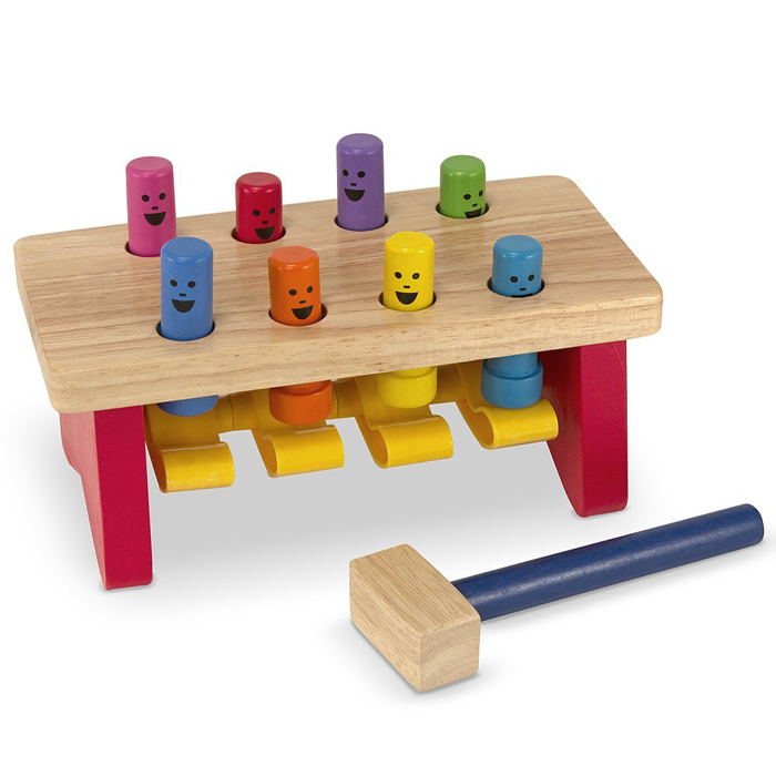 Melissa and Doug Deluxe Pounding Bench (Ages 2+)