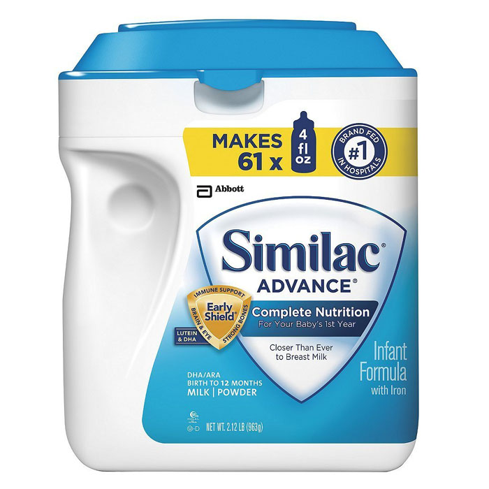 Similac ADVANCE Infant Formula with Iron - Birth to 12 Months (964g)