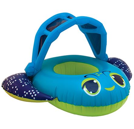 Swim Ways Blue Sun Canopy Baby Boat (9-24 months old)