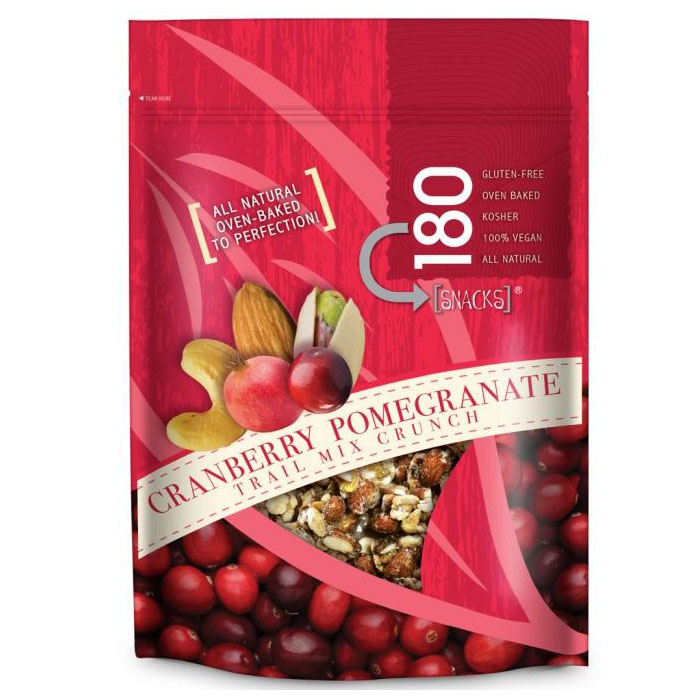 180 SNACKS Cranberry Pomegranate Trail Mix Crunch (1.25 oz, 35.4 g)