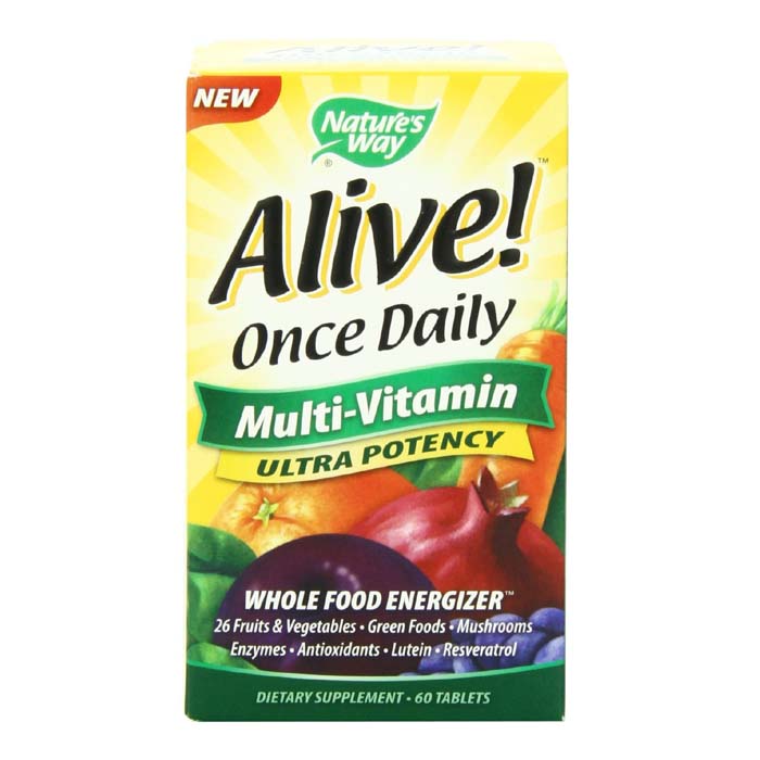 Nature's Way Alive! Once Daily Multi-Vitamin Ultra Potency (60 Tablets)