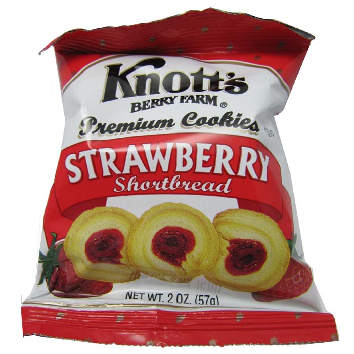 Knott's Berry Farm Strawberry Shortbread Cookies (2 oz, 57 g)