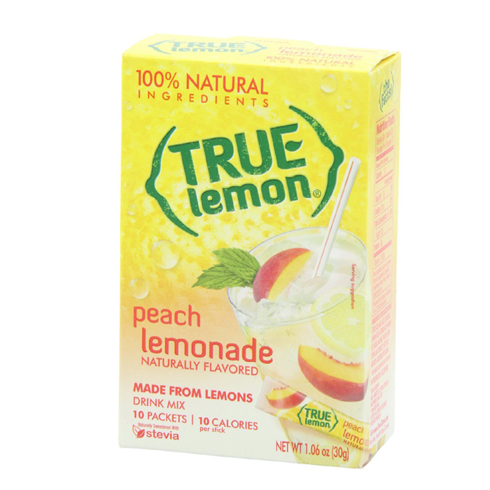 True Lemon: Peach Lemonade (10 Packets)