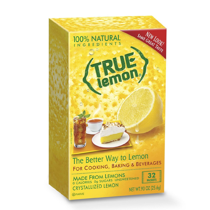 True Lemon Crystallized Lemon: Unsweetened (32 Packets)