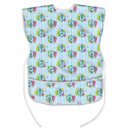 Bumkins Short Sleeved Art Smock: Grinch (Size 3-7 yrs)