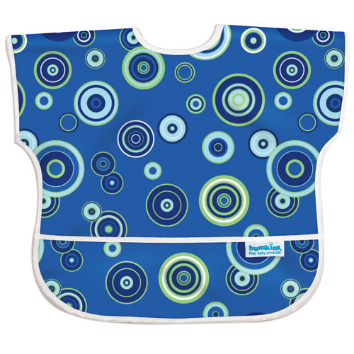 Bumkins Junior Bib: Blue Fizz (Size 1-3 yrs)