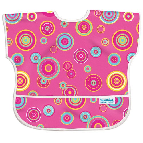 Bumkins Junior Bib: Pink Fizz (Size 1-3 yrs)