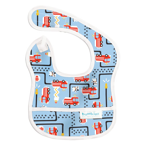 Bumkins Starter Bib: Fire Engine (Size 6-9m)