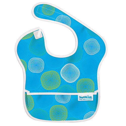 Bumkins SuperBib: Blue Groove (Size 6m~24m)