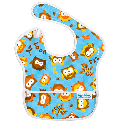 Bumkins SuperBib: Blue Owl (Size 6m~24m)