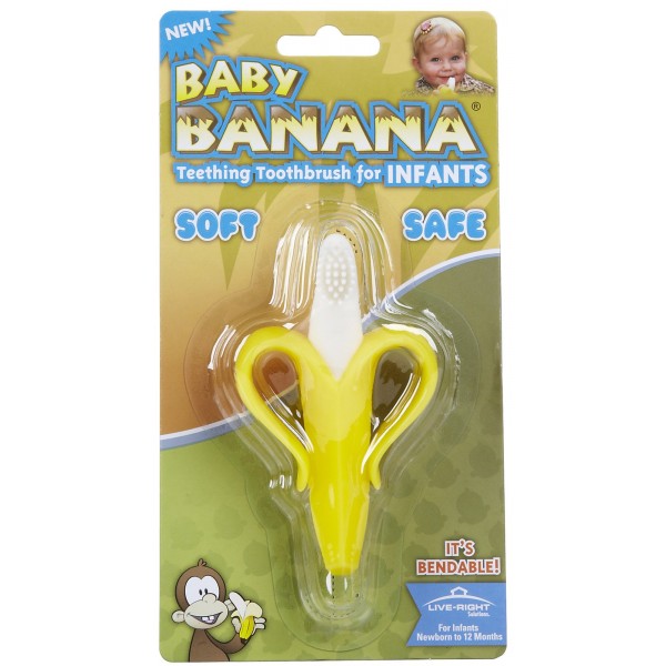 Baby Banana Teething Toothbrush for Infants 