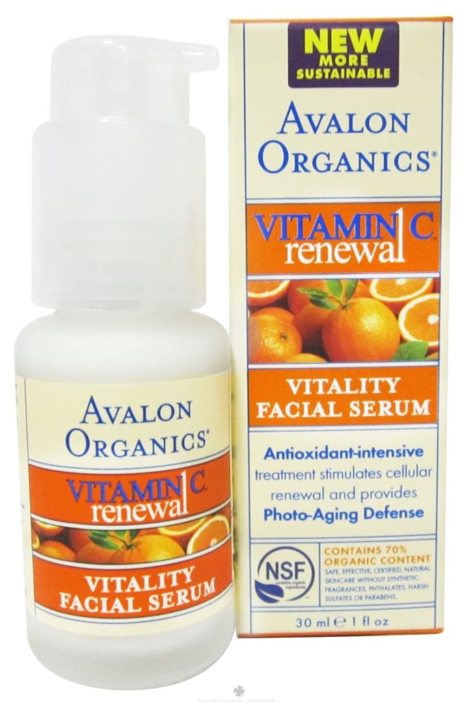 Avalon Organics Vitamin C Renewal Vitality Facial Serum (1 oz)