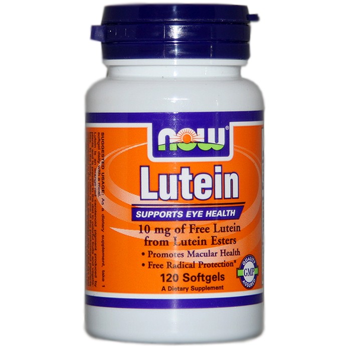 NOW Foods Lutein Esters 10 mg (120 Softgels)