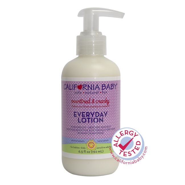 California Baby Everyday Lotion: Overtired & Cranky (6.5 oz)