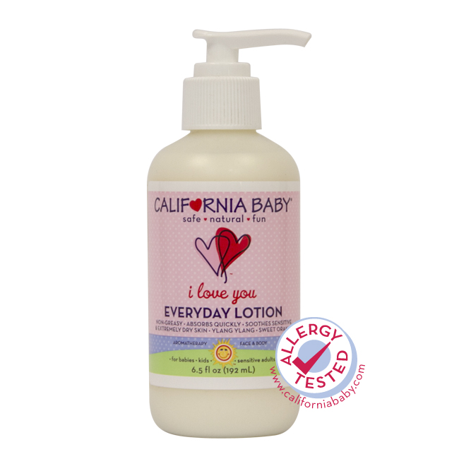 California Baby Everyday Lotion: I Love You (6.5 oz)