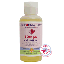 California Baby Massage Oil: I love You (4.5 oz)