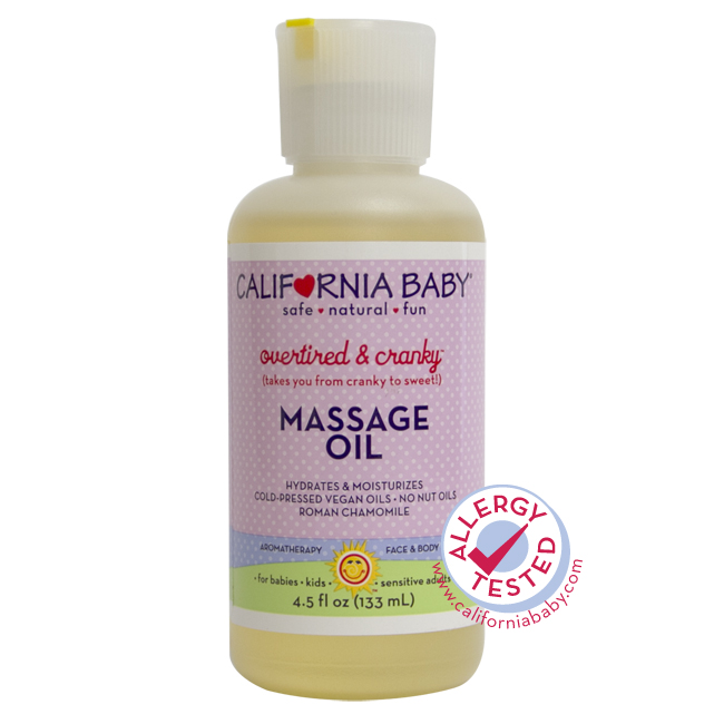 California Baby Massage Oil: Overtired & Cranky (4.5 oz)