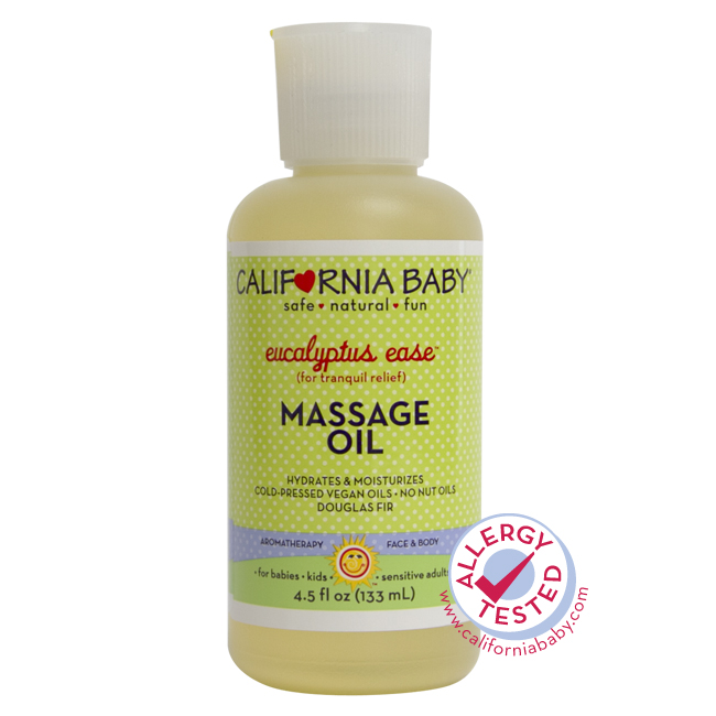 California Baby Massage Oil: Eucalyptus Ease (4.5 oz)