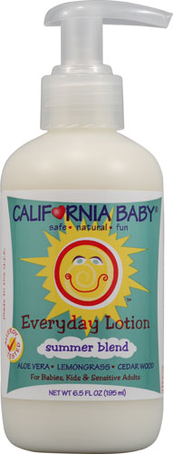 California Baby Everyday Lotion: Summer Blend (6.5 oz)