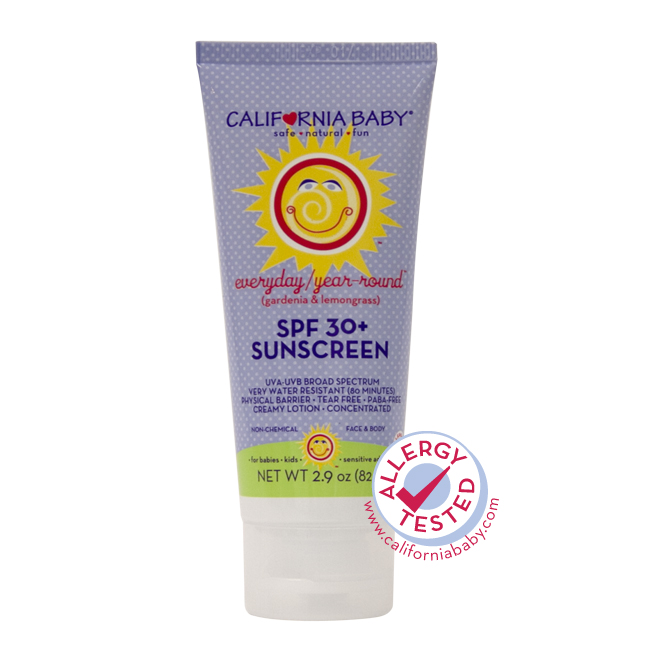 California Baby Sunscreen SPF 30+: Everyday/Year-Round (2.9 oz)