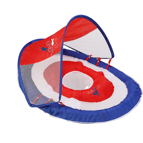 Swim Ways Baby Spring Float Sun Canopy: Blue (Ages: 9~24 Months)