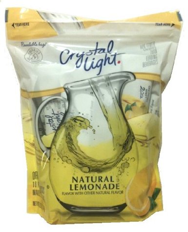 Crystal Light Natural Lemonade Drink Mix: Pitcher Packs (16 Packs)