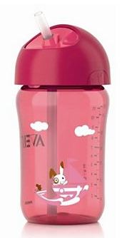 Philips AVENT Straw Cup: Pink (18m+, 12 oz)