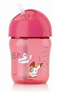 Philips AVENT Straw Cup: Pink (12m+, 9 oz)