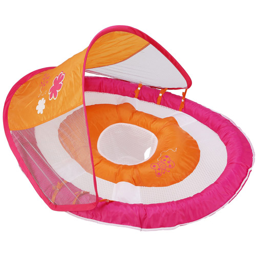 Swim Ways Baby Spring Float Sun Canopy: Pink (Ages: 9~24 Months)