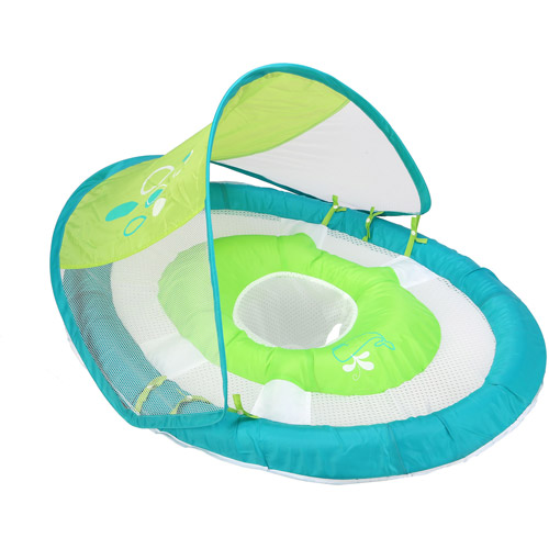 Swim Ways Baby Spring Float Sun Canopy: Green (Ages: 9~24 Months)