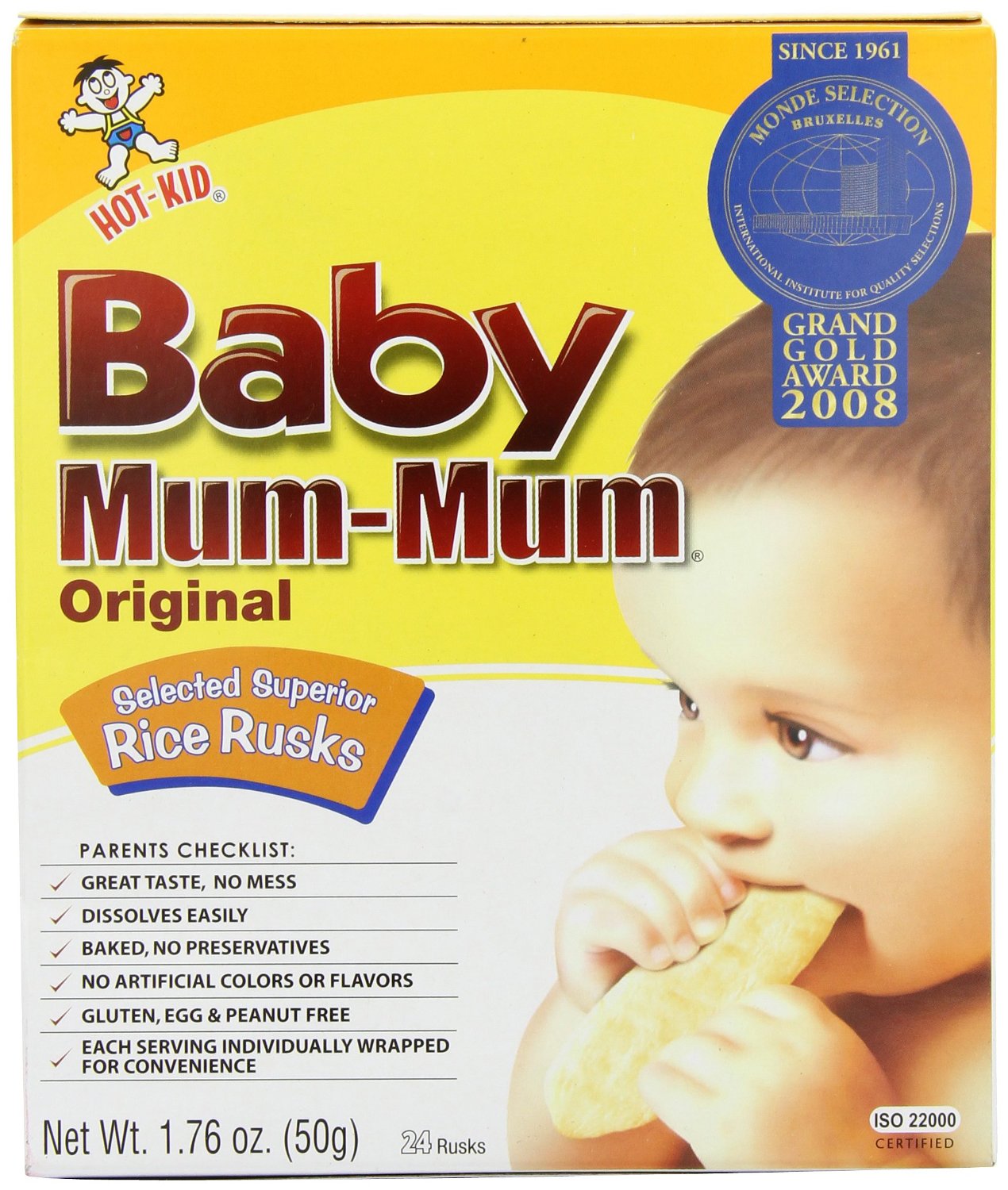 Baby Mum-Mum Rice Rusks: Original (1.76 oz)
