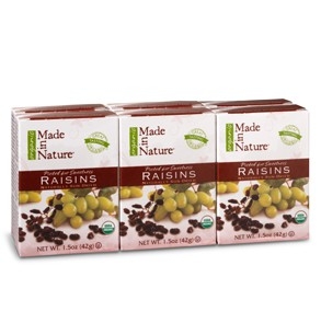 Made in Nature Naturally Sun-Dried Raisins (1.5 oz x 6)