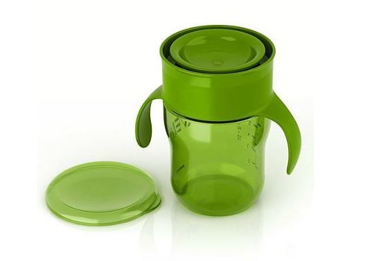 Philips AVENT Natural Drinking Cup: Green (12m+, 9-oz)